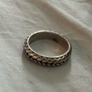 Silver Braided Ring